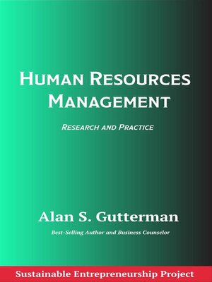 cover image of Human Resources Management